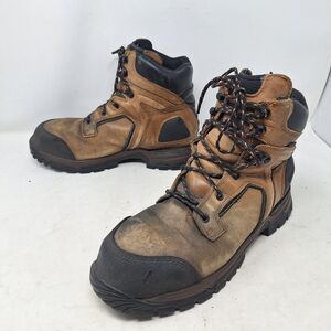Red Wing 2413-18 Brown Leather Steel Toe Work Boots Waterproof Gorpcore Size 11